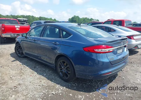 2018 Ford Fusion Se из США, поврежденный, VIN 3FA6P0HD7JR200409
